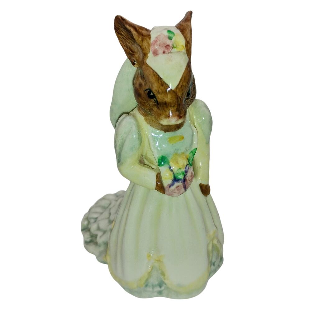 Royal Doulton Bunnykins Figurine DB101 – Lady Bunnykins – Made in England 1990